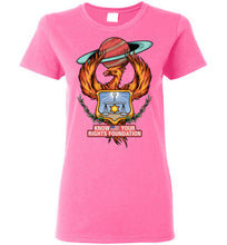 Load image into Gallery viewer, Women&#39;s KYRF Fire Bird Tee - Red Logo