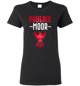 Women's Fire Bird Phoenix Moor Tee - Crimson Flame