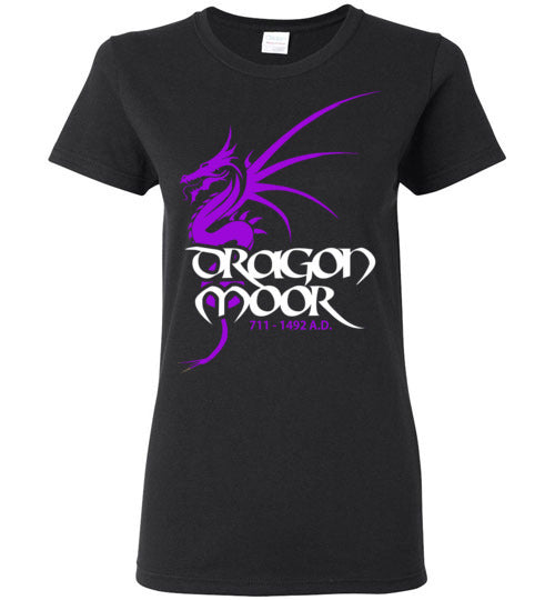 Women's Dragon Moor Tee - Phoenician Purple Dragon