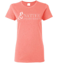 Load image into Gallery viewer, Women&#39;s Native Amaru-Khan Tee White Font - 2