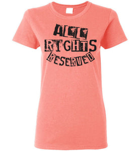 Women's All Rights Reserved Tee - Black