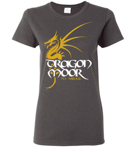 Women's Dragon Moor Tee - Mayan Gold Dragon