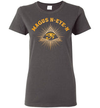 Load image into Gallery viewer, Women&#39;s Magus N-eye-N Pyramid Tee - Pharaoh&#39;s Gold