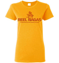 Load image into Gallery viewer, Women&#39;s Reel Nagas Tee - Sunset Orange