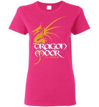 Load image into Gallery viewer, Women&#39;s Dragon Moor Tee - Mayan Gold Dragon