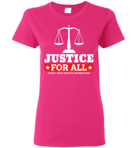 Women's Justice For All Tee