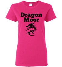 Load image into Gallery viewer, Women&#39;s Fire Dragon Moor Tee - Black Dragon