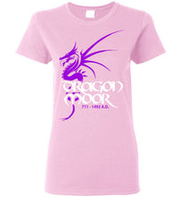 Load image into Gallery viewer, Women&#39;s Dragon Moor Tee - Phoenician Purple Dragon