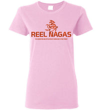 Load image into Gallery viewer, Women&#39;s Reel Nagas Tee - Sunset Orange