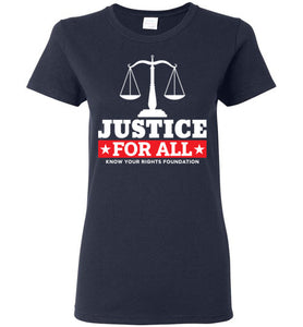 Women's Justice For All Tee