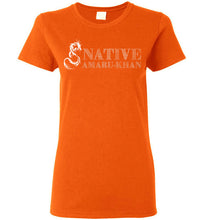 Load image into Gallery viewer, Women&#39;s Native Amaru-Khan Tee White Font - 2