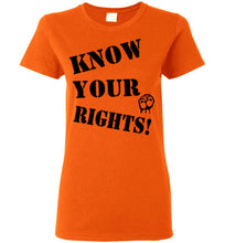 Load image into Gallery viewer, Women&#39;s Know Your Rights Tee - Fist