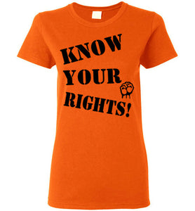 Women's Know Your Rights Tee - Fist