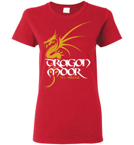 Women's Dragon Moor Tee - Mayan Gold Dragon