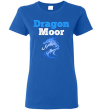 Load image into Gallery viewer, Women&#39;s Fire Dragon Moor Tee - Blue Dragon