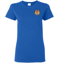 Load image into Gallery viewer, Women&#39;s KYRF Fire Bird Tee - Blue Seal Logo