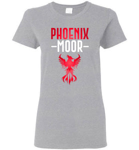 Women's Fire Bird Phoenix Moor Tee - Crimson Flame