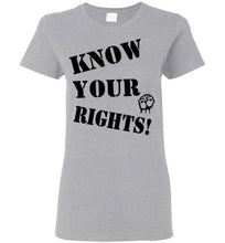 Load image into Gallery viewer, Women&#39;s Know Your Rights Tee - Fist