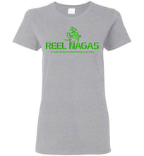 Load image into Gallery viewer, Women&#39;s Reel Nagas Tee - Earth Nation Green