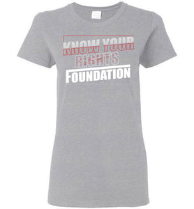 Women's  Know Your Rights Foundation Tee 8