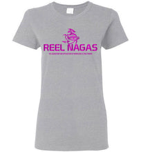 Load image into Gallery viewer, Women&#39;s Reel Nagas Tee - Phoenician Purple