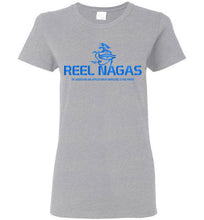Load image into Gallery viewer, Women&#39;s Reel Nagas Tee - Water Nation Blue