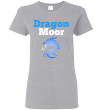 Load image into Gallery viewer, Women&#39;s Fire Dragon Moor Tee - Blue Dragon