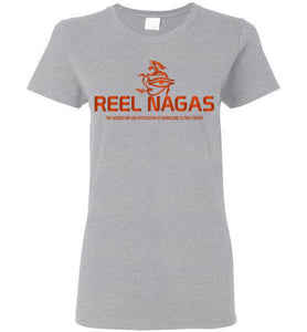 Women's Reel Nagas Tee - Sunset Orange