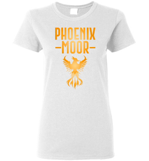 Women's Fire Bird Phoenix Moor Tee - Gold Flame