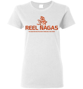 Women's Reel Nagas Tee - Sunset Orange