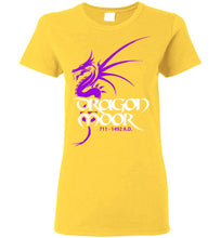 Load image into Gallery viewer, Women&#39;s Dragon Moor Tee - Phoenician Purple Dragon