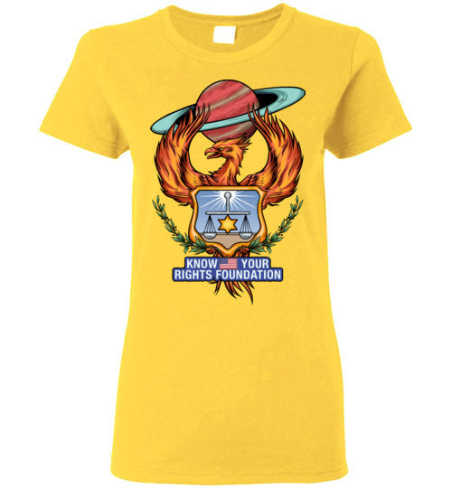 Women's KYRF Fire Bird Tee - Blue Logo