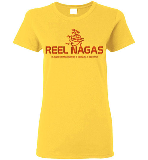 Women's Reel Nagas Tee - Sunset Orange