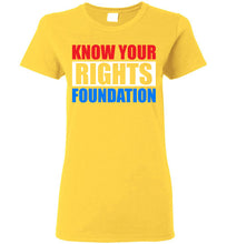 Load image into Gallery viewer, Women&#39;s Know Your Rights Foundation Tee 2