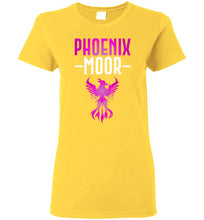 Load image into Gallery viewer, Women&#39;s Fire Bird Phoenix Moor Tee - Royal Violate &amp; White