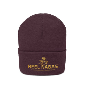 Embroidered Reel Nagas Knit Beanie