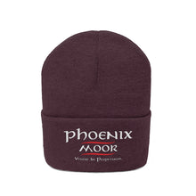 Load image into Gallery viewer, Embroidered Phoenix Moor Beanie - Red &amp; White