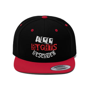 All Rights Reserved Snapback Cap - 1