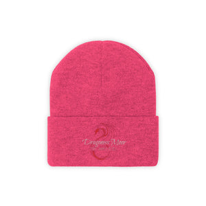 Embroidered Dragoness Moor Knit Beanie - 1