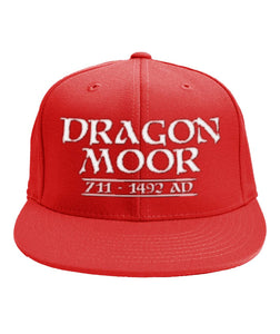 Dragon Moor  Snapback Cap -  White Font