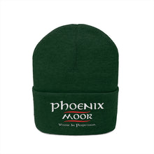 Load image into Gallery viewer, Embroidered Phoenix Moor Beanie - Red &amp; White