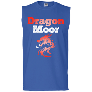 Dragon Moor Muscle Tank -  Crimson & White