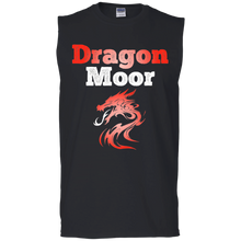 Load image into Gallery viewer, Dragon Moor Muscle Tank -  Crimson &amp; White