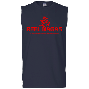 Reel Nagas Muscle Tank - Mars Red