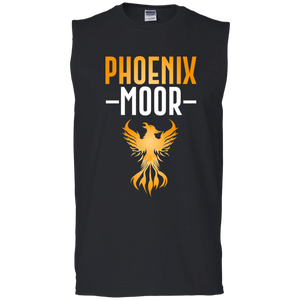 Phoenix Moor Muscle Tank - Mayan Gold & White