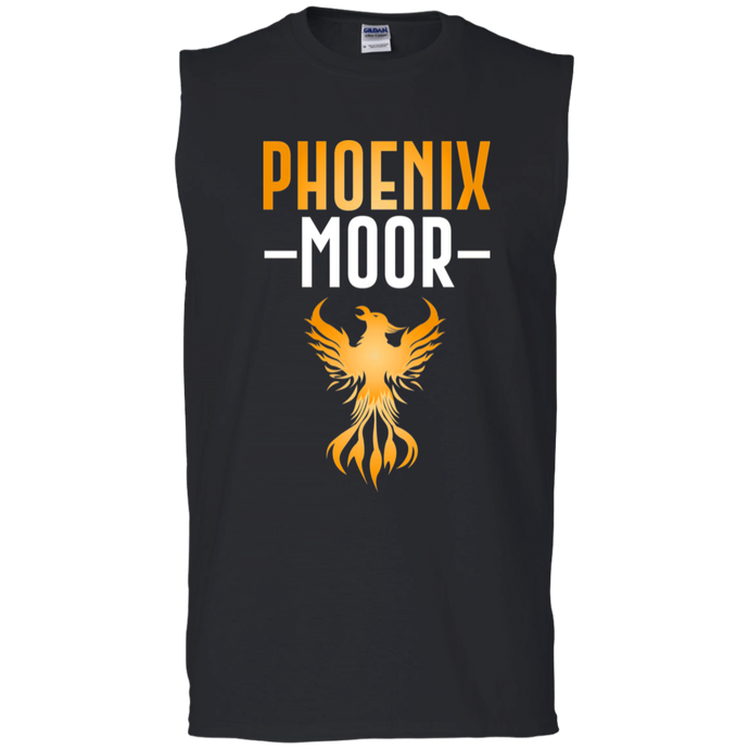 Phoenix Moor Muscle Tank - Mayan Gold & White