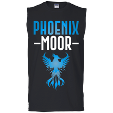 Load image into Gallery viewer, Phoenix Moor Muscle Tank - Water Nation Blue &amp; White