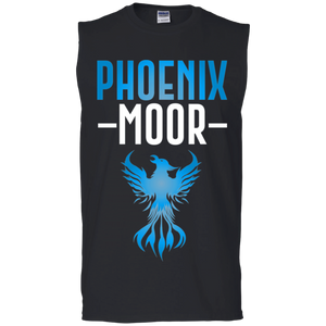 Phoenix Moor Muscle Tank - Water Nation Blue & White