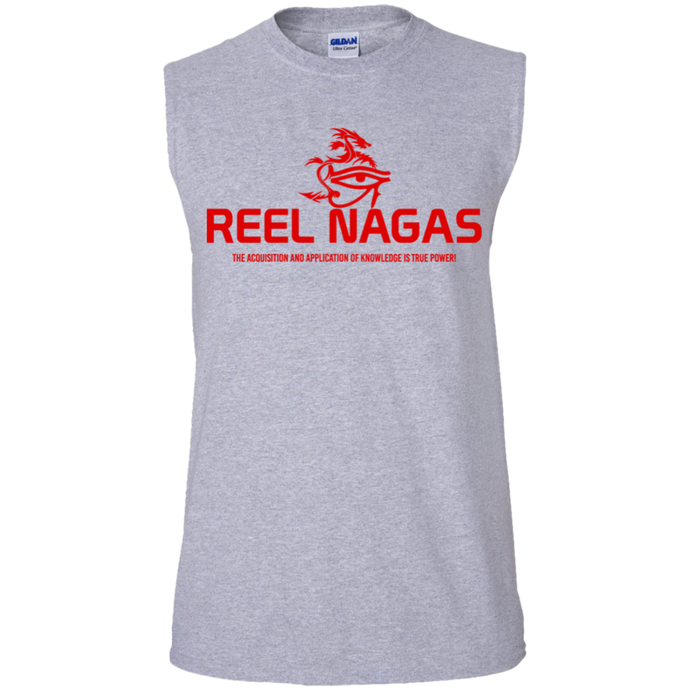 Reel Nagas Muscle Tank - Mars Red