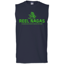 Load image into Gallery viewer, Reel Nagas Muscle Tank - Gia Green